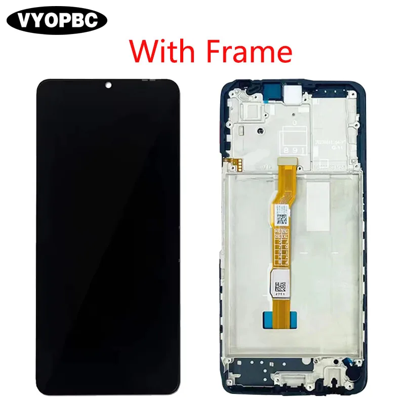 LCD Display Full With Frame Touch Screen Digitizer Assembly For Vivo Y36 4G V2247 5G V2248 Pantalla Replacement Repair Parts