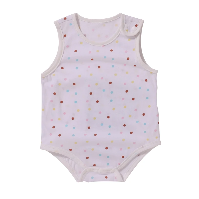 Baby Clothing Summer Sleeveless Print Infant Boy One-piece  New Born Cotton Clothes Baby Girl Bodysuit Infant Onesies