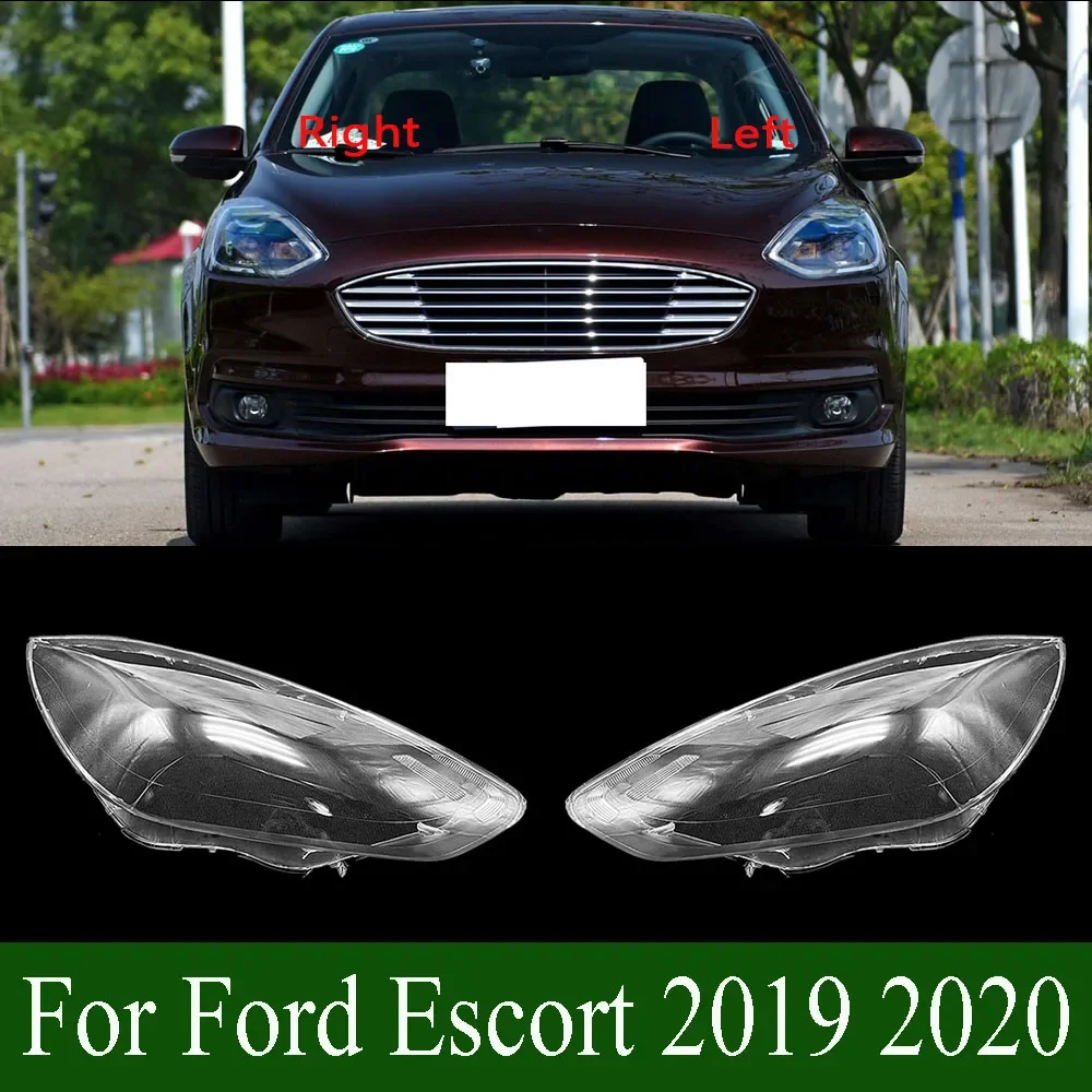

Для Ford Escort 2019 2020, высокая фара, прозрачная крышка, крышка фары, линза, замена оригинального абажура из плексигласа