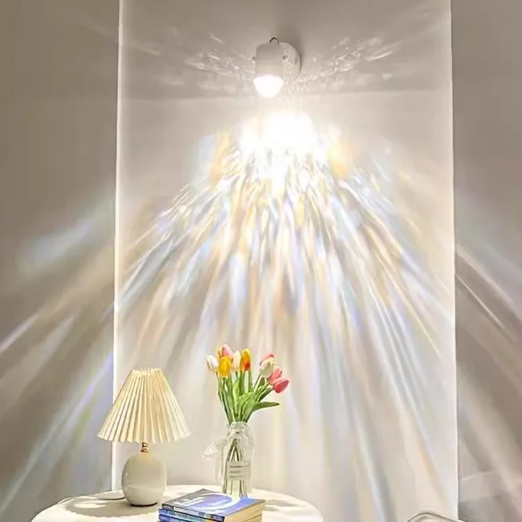 Criativo quarto cabeceira avançado sensorial luz corredor fundo ao vivo foto luz ambiente