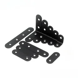 1 Piece of 90 Degree Right Angle Fixed Iron Sheet with Holes Wooden Board Splicing Triangular Bracket Angle Iron Fixing Piece