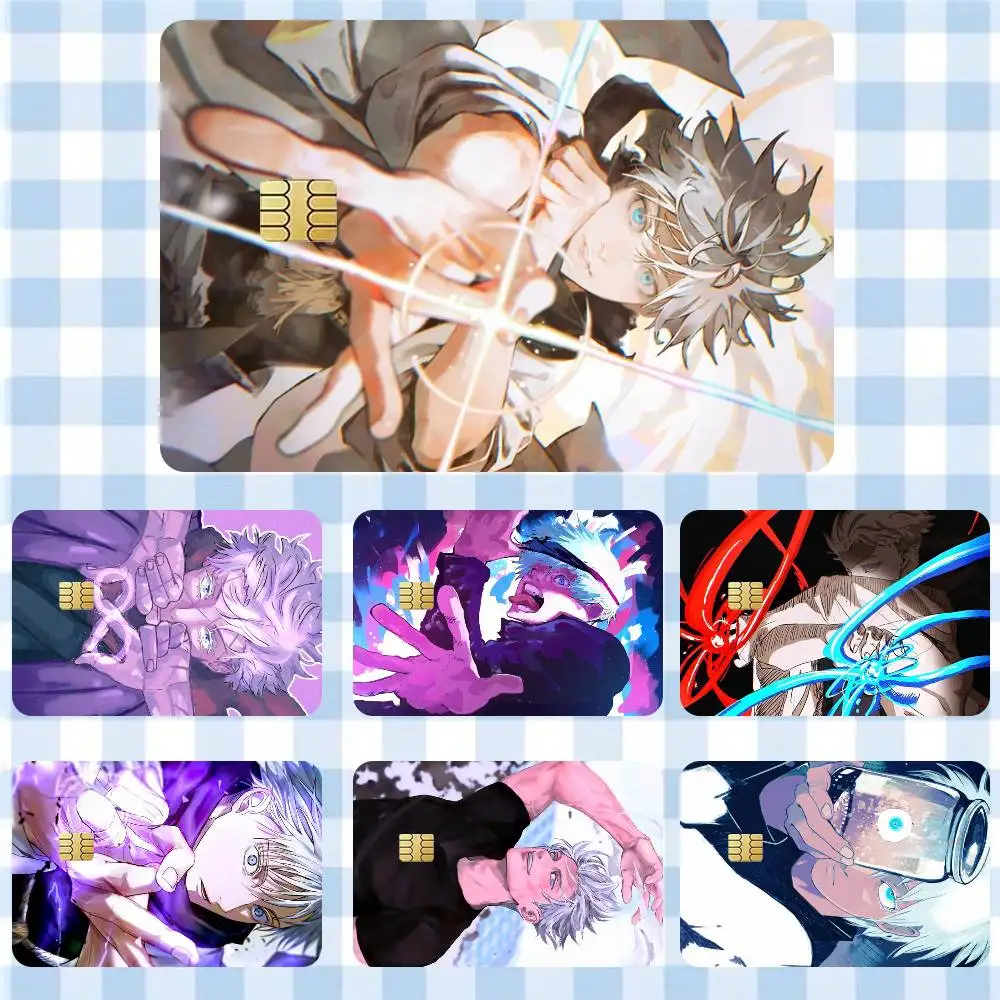 

Gojo saturo jujutsu Sticker Film Tape Skin for Credit Card Debit Card Waterproof Stickers