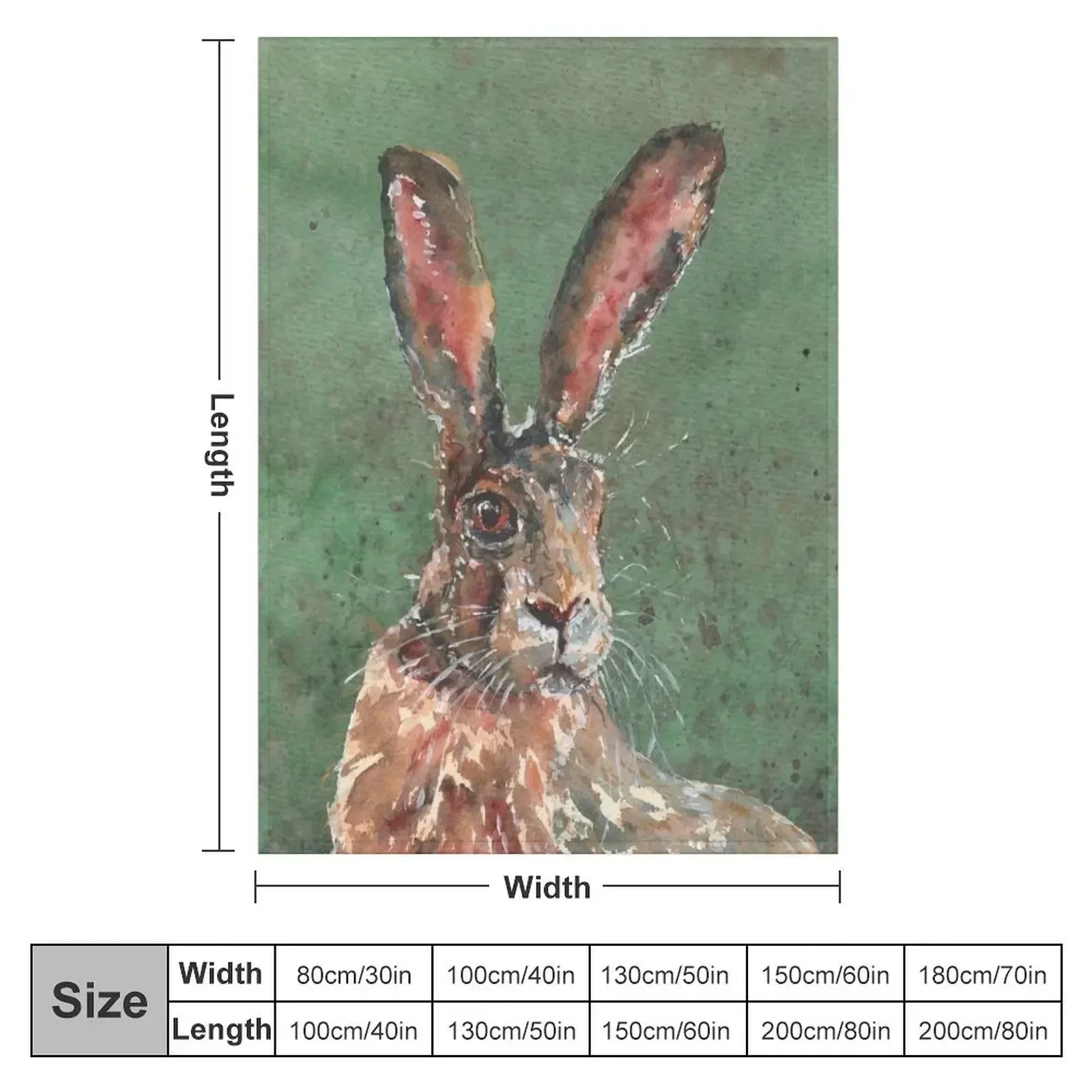 Hare Throw Blanket Luxury Throw christmas decoration Blankets For Sofas sofa bed Bed Sofa Throw Blankets