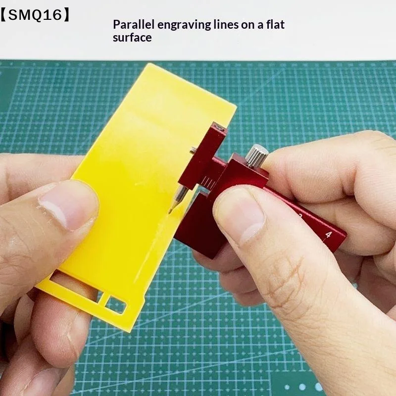 Model Equidistant Scribing Ruler Parallel Scribers Create Contour Positioning Scale Auxiliary Ruler Tools【SMQ】