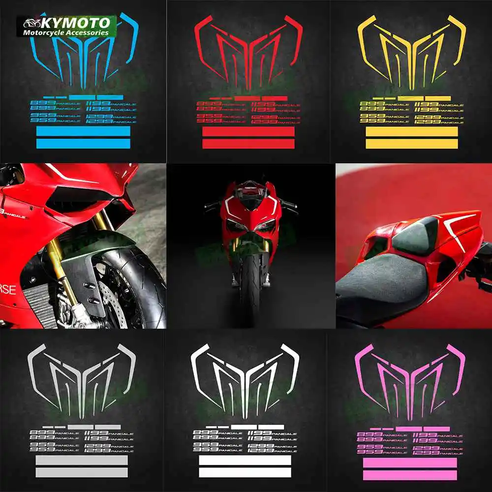 Motorcycle accessories fairing fuel tank decal sticker body decal decoration protector suitable for PANIGALE 899 1199 959 1299