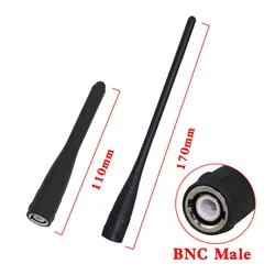 BNC Male Antenna ADAPTS to Kenwood TK308 TK208 TH28A TH48A TH42AT TH22AT TH78 Portable Radios Walkie Talkie Accessories