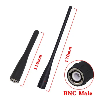 BNC erkek anten Kenwood TK308 TK208 TH28A TH48A TH42AT TH22AT TH78 taşınabilir radyolar Walkie Talkie aksesuarları uyarlar
