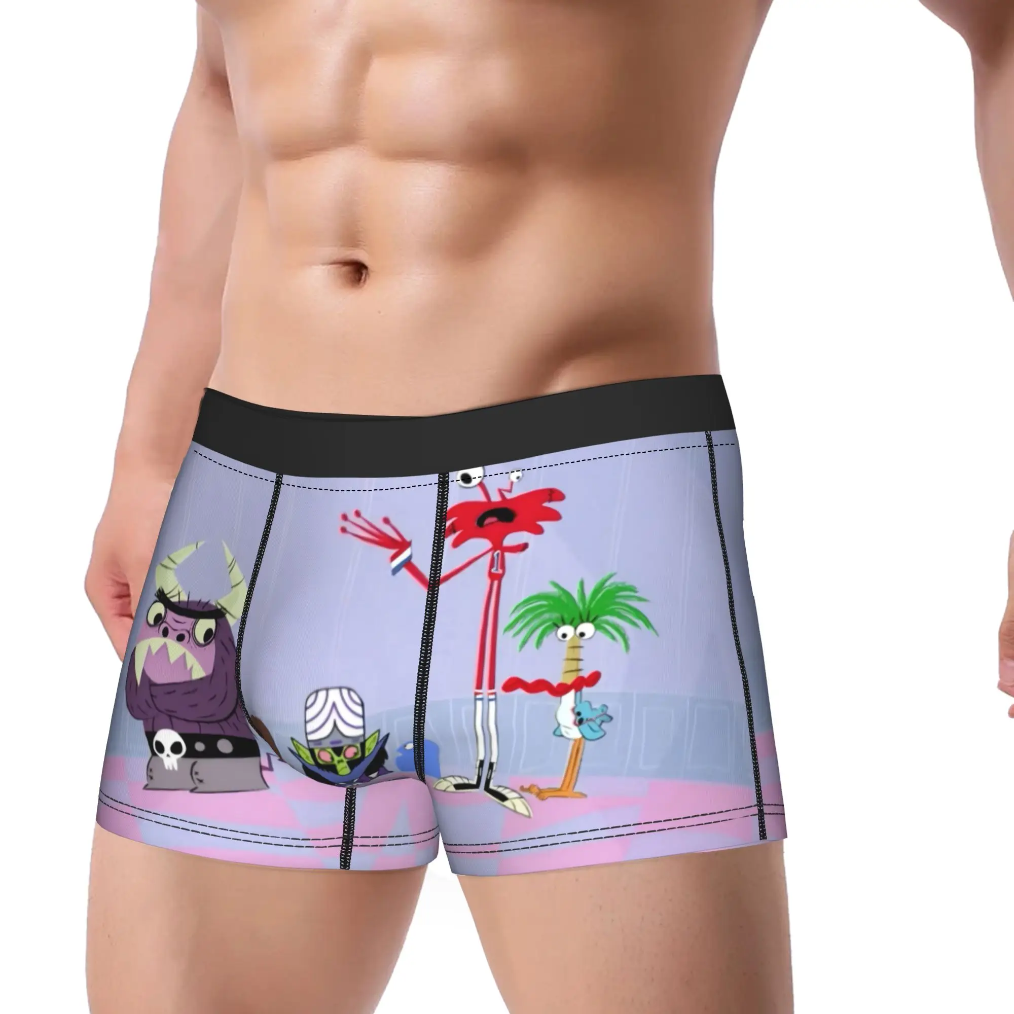 Fosters Home for Imaginary Friends Underpants Homme Panties Men's Underwear  Print Shorts Boxer Briefs