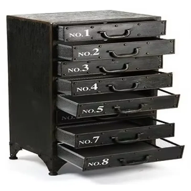 European retro retro metal drawer cabinet looks good, high value and practical