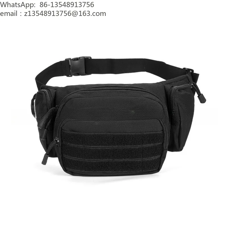 Waist bag tactical spacing, portable cycling bag, waterproof lightweight running and hiking bag on the outside