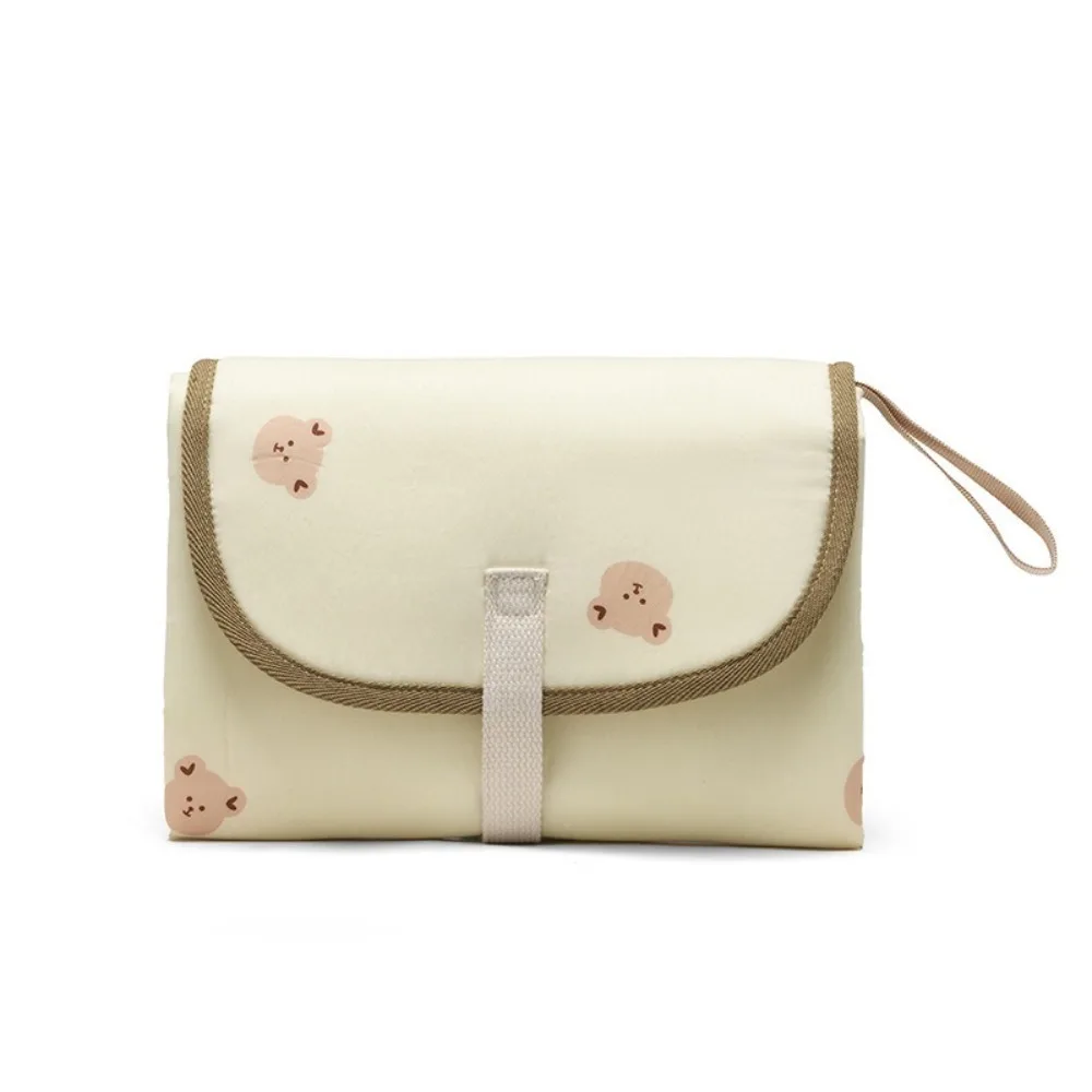 

Складной коврик для пеленания, съемный детский подгузник с медведем, коврик для мочи, водонепроницаемый удобный коврик для пеленания постельного белья