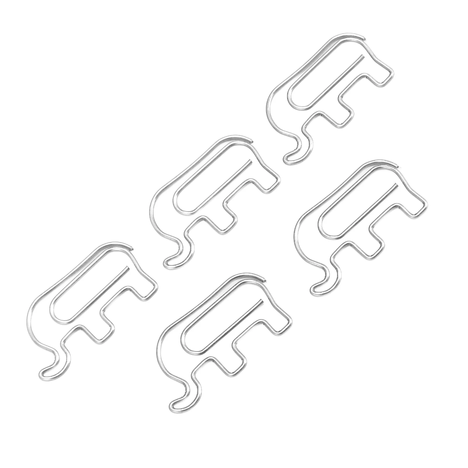 Clearance Deal 100 Pcs Shaped Paper Clips Decorative Paper Clip Elephant Shape Office Clips Document File Classification Tools