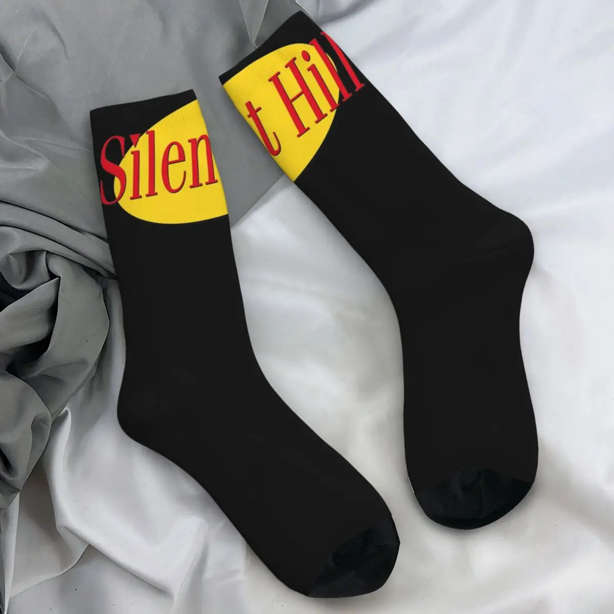 Silent Hill Stockings Gaming Gamer Design Casual Socks Autumn Anti Skid Socks Adults Men Cycling Soft Breathable Socks