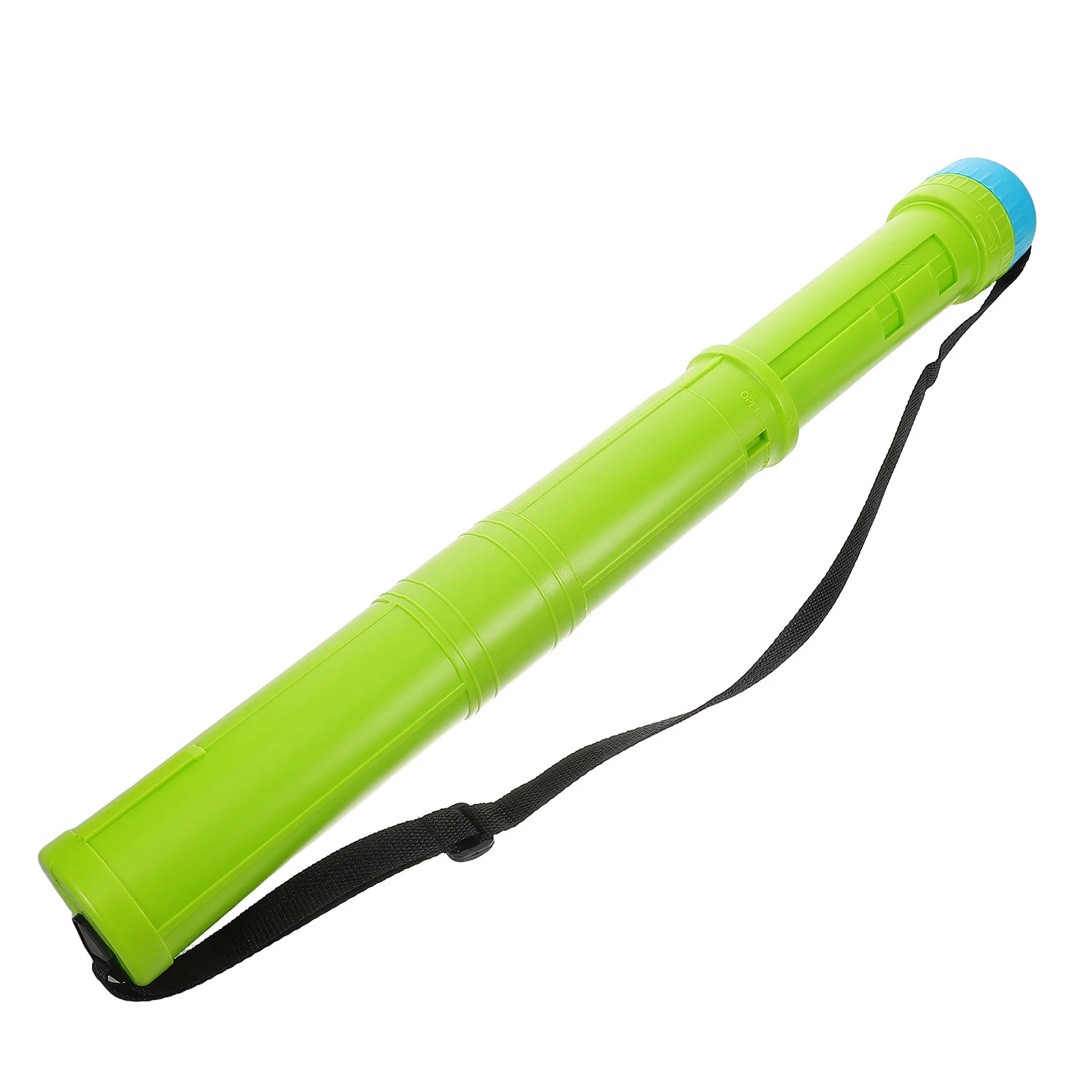 حاوية عمل فني بلاستيكية قابلة للتوسيع، أنبوب مخطط تصغير، خفيف الوزن، تخزين الملصقات، منظم رسم دائري محمول #2