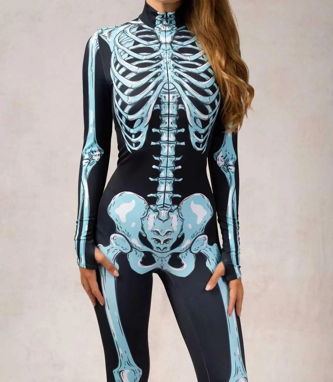 Modischer Rosa Erwachsenen-Damen-Jumpsuit Cosplay-Strumpfhose Punk-Steampunk-Bodysuit Karneval Bühnenauftritte Rollenspiel-Kostüm Neu 2026 – Detail 22