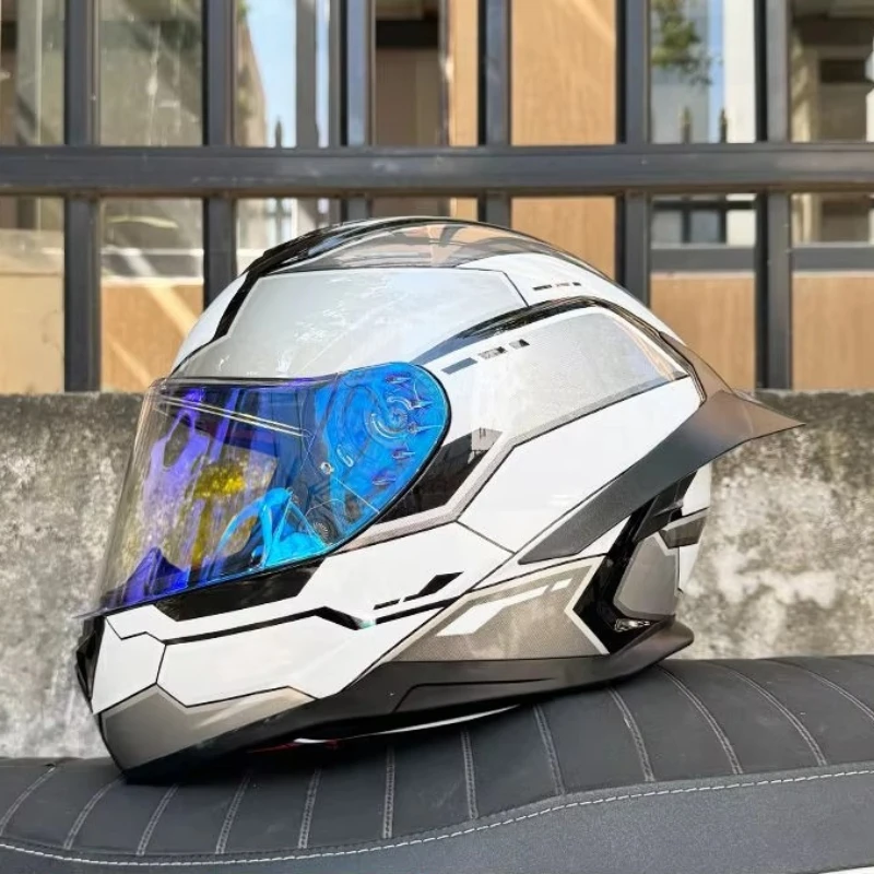 خوذة دراجة نارية ORZ بتقنية ال - مراجعة Full Face Motorcycle Helmet With Bluetooth وسعره