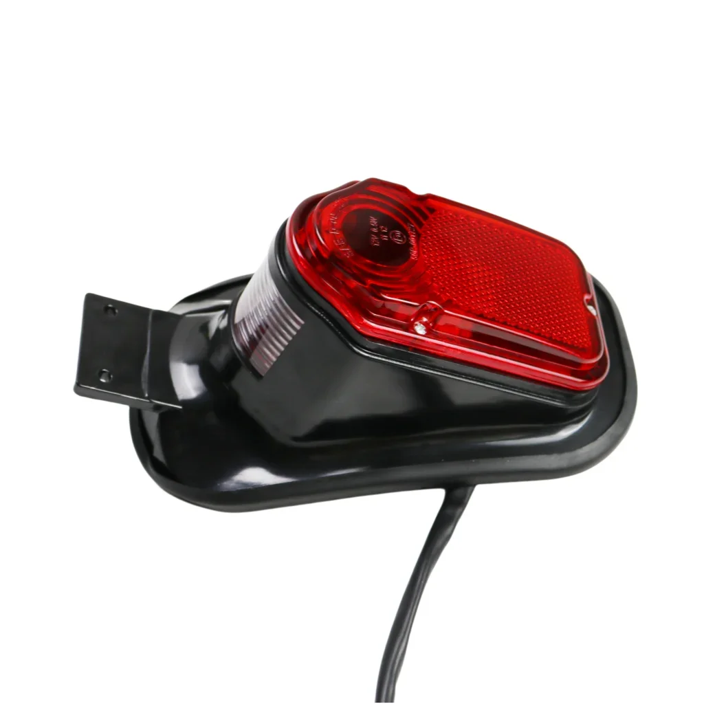 Black Motorcycle Tombstone Brake Tail Light Lamp For Honda Kawasaki Suzuki Yamaha Harley Cruiser Custom