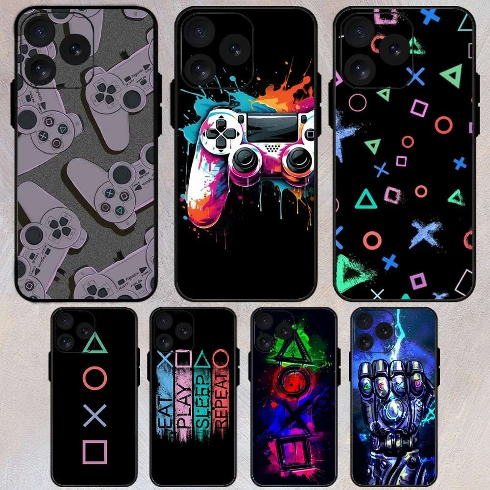 P-PlayStation game Phone Case For iPhone 8 11 12 13 Pro 14 15 Mini X XR XS max Plus Shell