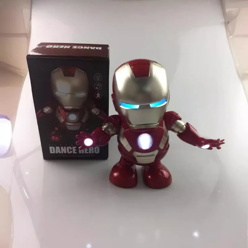 Douyin Internet celebrities will dance Iron Toy Man Electric Robot Music Lights Children Holiday Gifts Anime Christmas