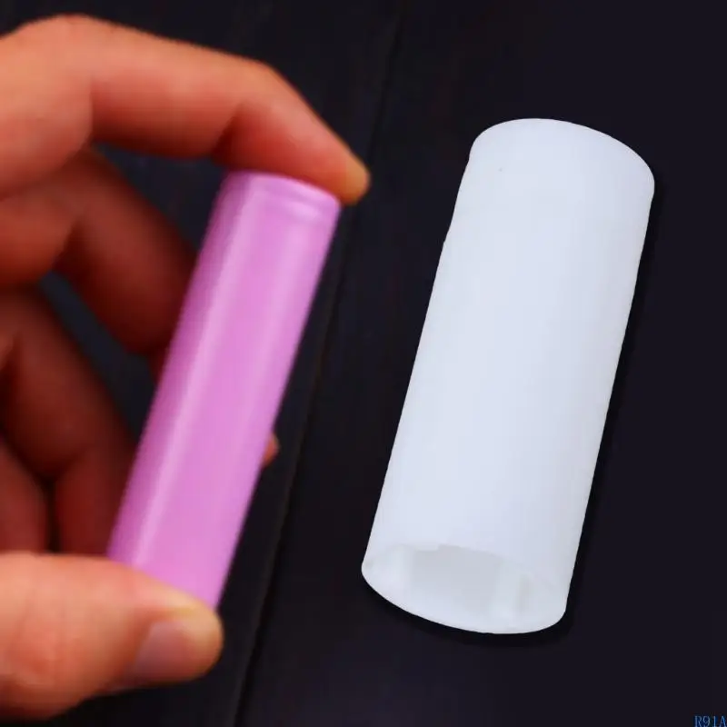 Tubo conversione della batteria in plastica R91A per l'utilizzo 18650 batteria in Dispositiva 26650 Custodia per manica a