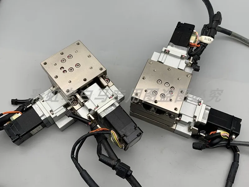 CXS6020 stainless steel positioning platform, electric XY axis sliding table, stroke 20mm table 60