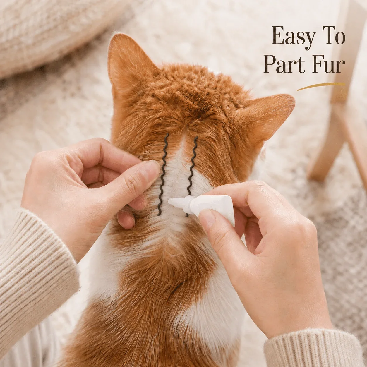 2pcs Set of Pet Dematting Combs, Suitable for Dogs And Cats, Aid Tool for Applying Drops/Pesticides, Pet Daily Care Supplies