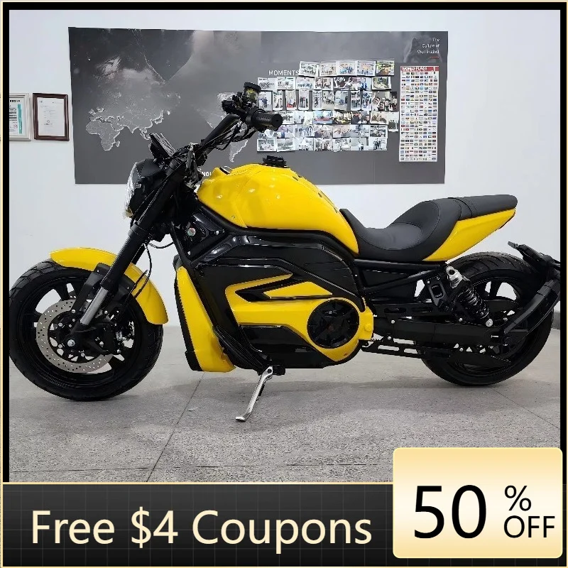 

Rs Heavy-duty motorcycle, equipped with a 15000W mid-belt motor, with a range of up to 300 kilometers