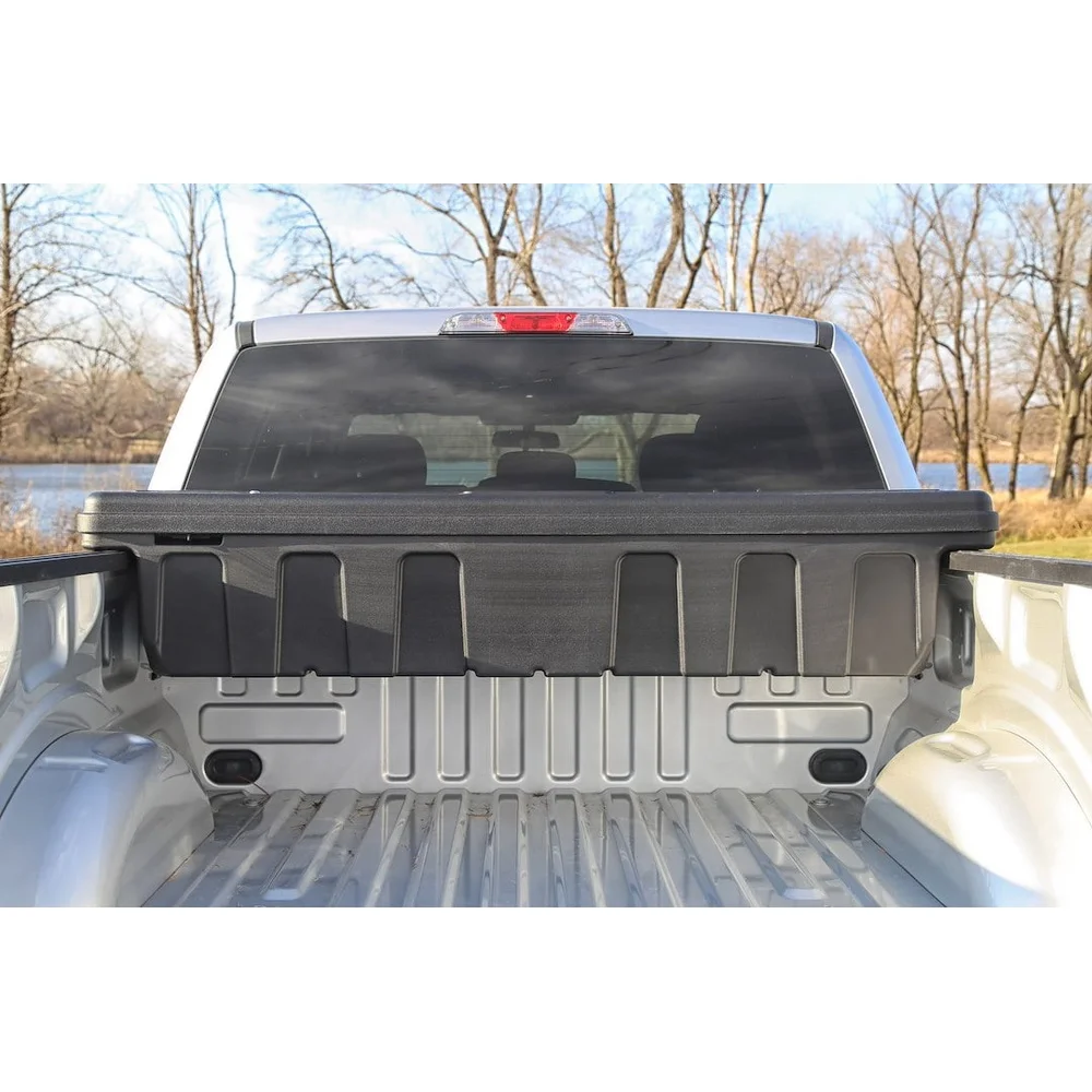 Caixa de ferramentas universal crossover, armazenamento de ferramentas de plástico resistente, parede dupla, resistente às intempéries com junta de espuma, suporte ajustável