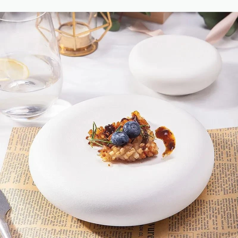 

Ceramic Dinner Plate Restaurant Cooking Plate Steak Plate Snack Plates Dessert Plates Sushi Plates Household Utensils