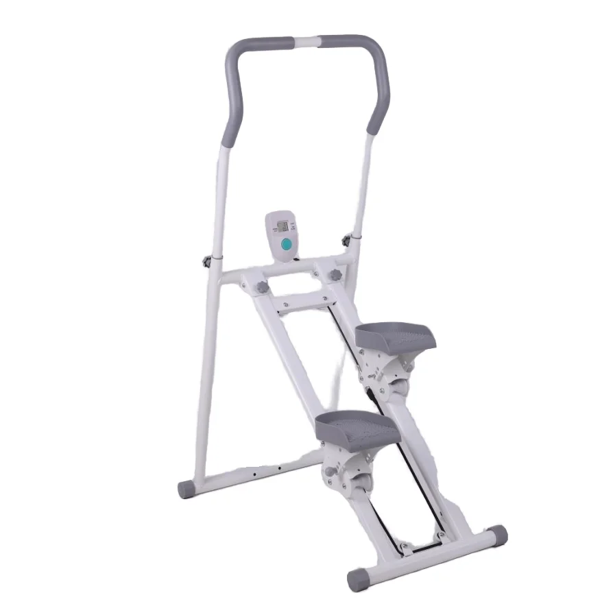 Home New Version Vertical Climber Rock Climbing Stair Cardio Stepper Machine Trainer Fitness All Wheel Drive Iron Plasticpromote