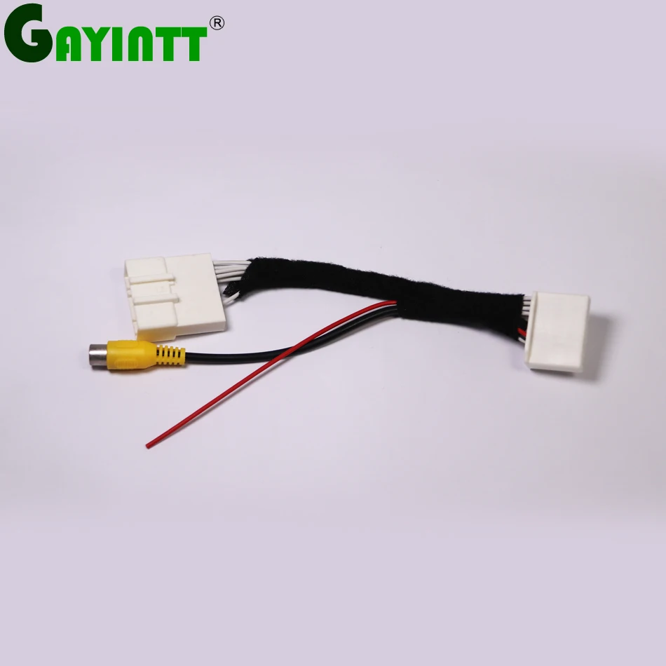 

GAYINTT Car Rear Backup Reversing Camera 24 Pins RCA Input Adapter Connector Wire Cable For 2016-2018 Skoda Kodiaq Karoq