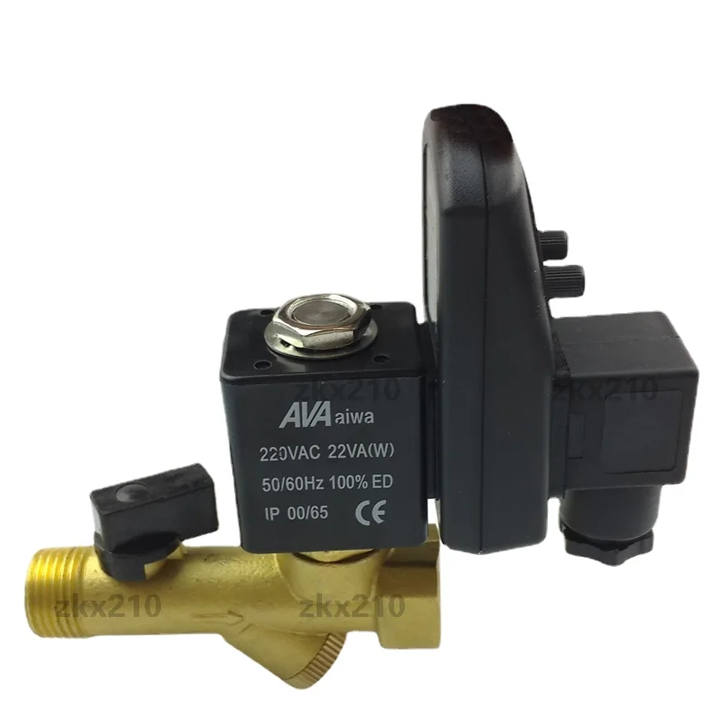 

Electronic Drain Valve Timer Switch Air Compressor Dryer Drain Valve Automatic Drain Valve RPT-16b Ava