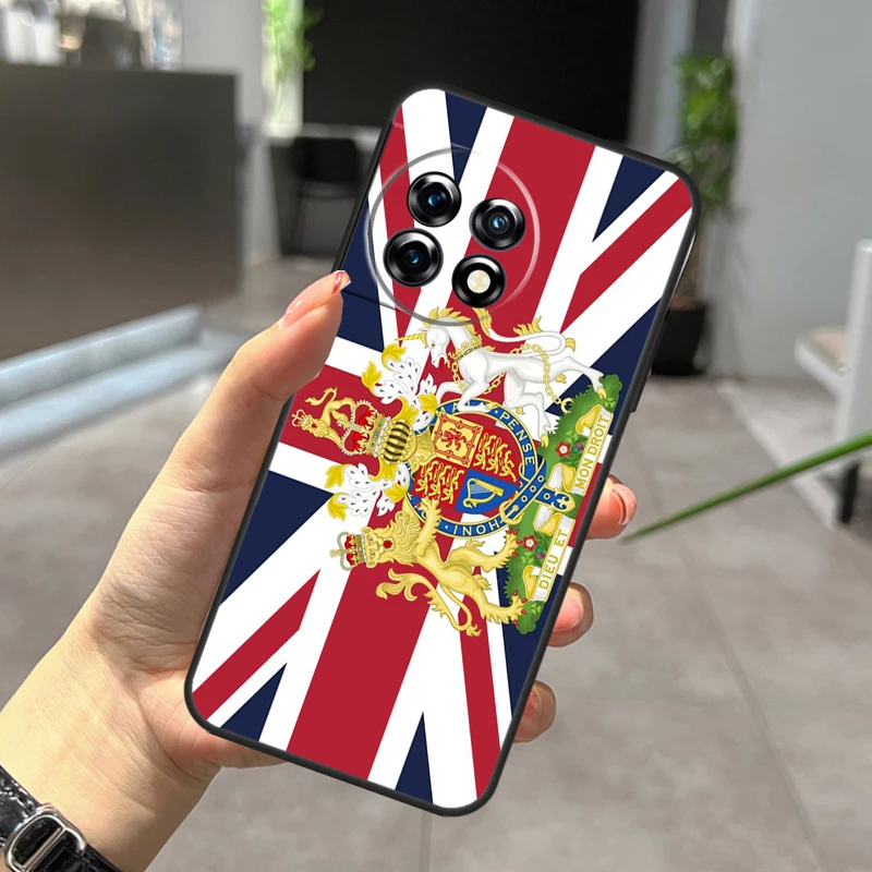 England British UK Union Jack Flag For Oneplus 8 9 10 11 Pro 8T 9RT 10T Ace Phone Case For Oneplus Nord 2T N10 N20 CE 2 Lite