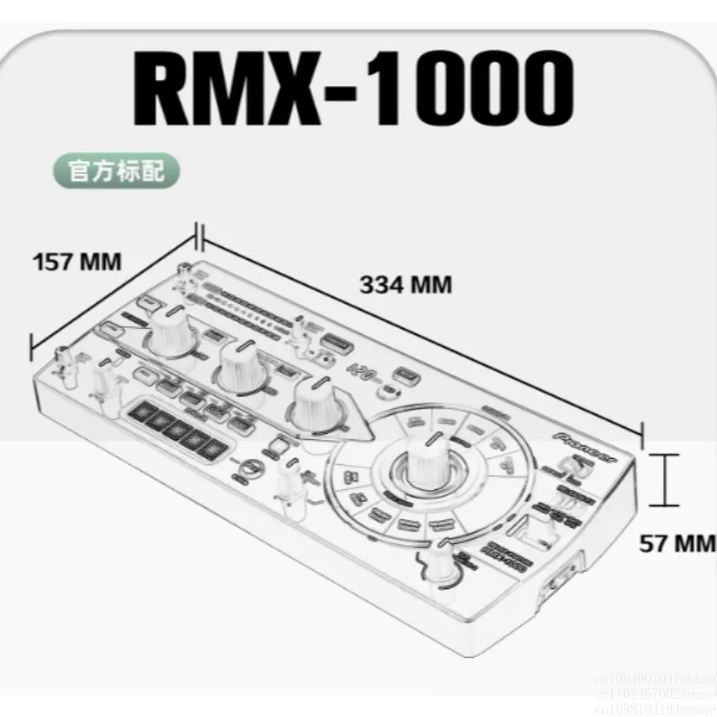 Tocadiscos Profesional de Tracción Directa Pioneer DJ RMX-1000