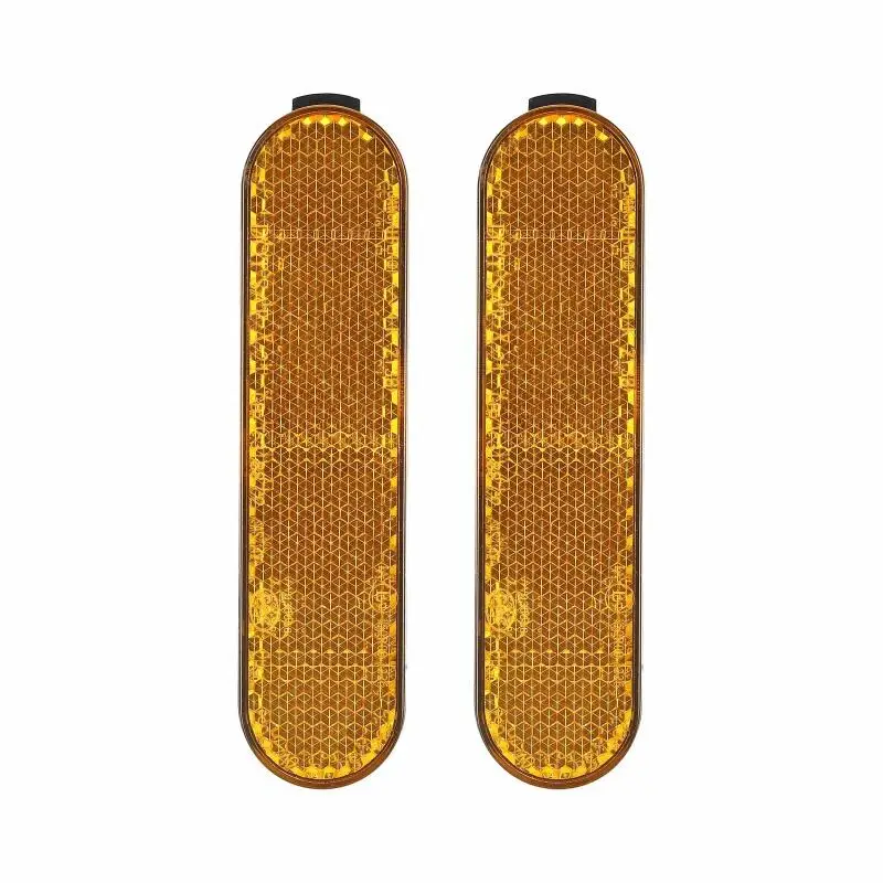 1 Par de Faixas Refletivas Traseiras para Patinete Elétrico Xiaomi Mi 5/5 Pro/5 Max - Capa de Aviso de Segurança para Roda - Acessórios Refletivos