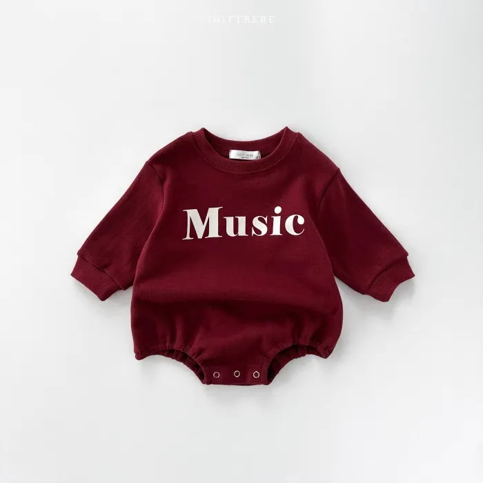 2025 Autumn New Baby Long Sleeve Bodysuit Cotton Loose Infant Boy Girl Letter Print Casual Jumpsuit Newborn Clothes 0-24M