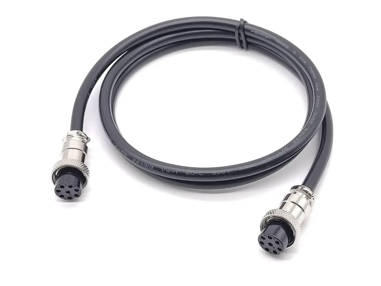 

Double Female Cable Connector Air Plug Cable GX16-8 Circular Aviation Connector with 1M Cables