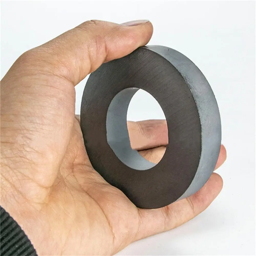 

1Pc 80x10mm Hole 32mm Ferrite Magnet Ring with Hole Black Round Strong for Science Project Industroal DIY Crafts Ferrite Ring Ma