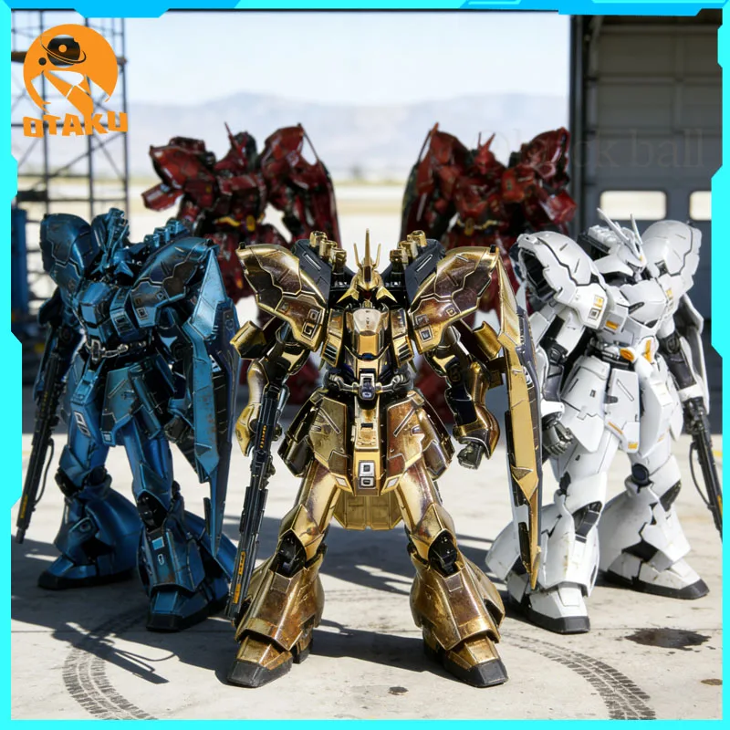 

In Stock Sihai Model Rg 1/144 Msn-04 Sazabi Action Figure Assembly Model Kit Electroplated Color Plastic Robot Model Collect Toy