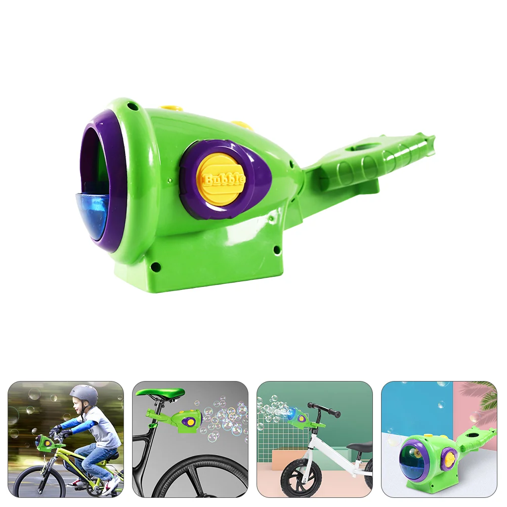 Bubbles Automatic Blowing Machine Children's Toys Blower Bike Kids Festival Gift