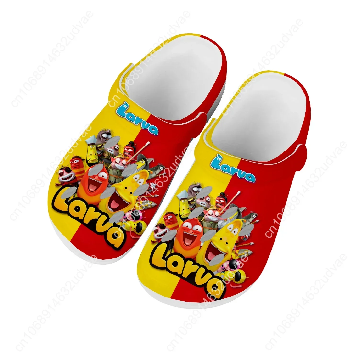 Larva Water Shoes Mens Womens Comfortable Home Garden Clogs Customizd Sandals Beach Breathable Hole Slippers