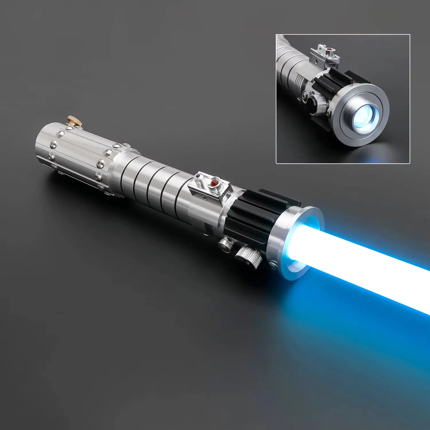 Txqsaber alta qualidade mara duelo pesado réplica sabre de luz metal punho proffie 2.2 espada snv4 neo pixel laser cosplay