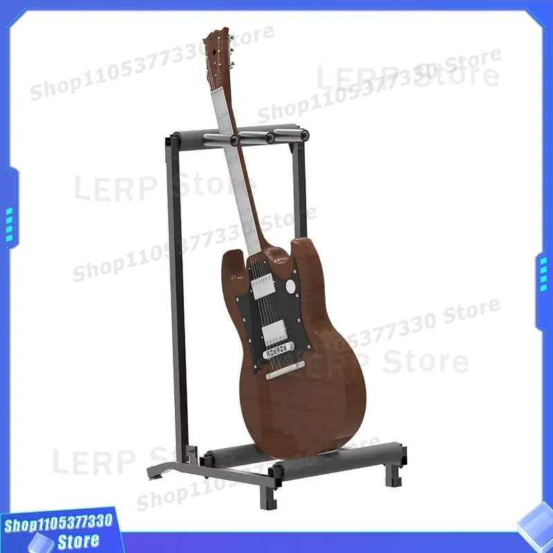 Universal Floor Guitar Stand Holder for Acoustic Electric Bass Multiple Instruments Display Rack Stable Metal Support