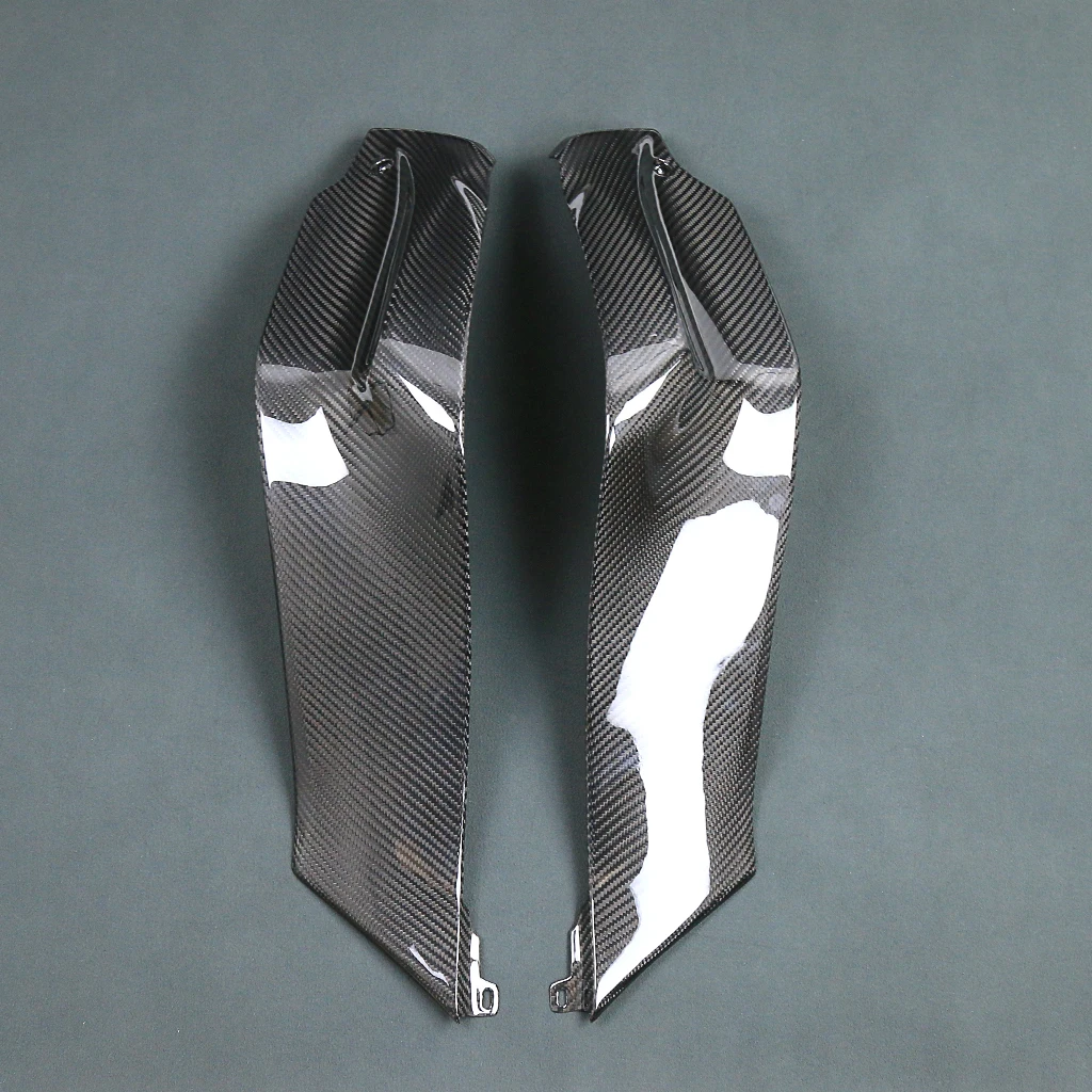 3K Full Dry 100% Carbon Fiber Tank Side Covers Kit Motorcycle Body kits For Kawasaki  ZX10R 2016-2022 /ZX-10RR 2016-2023