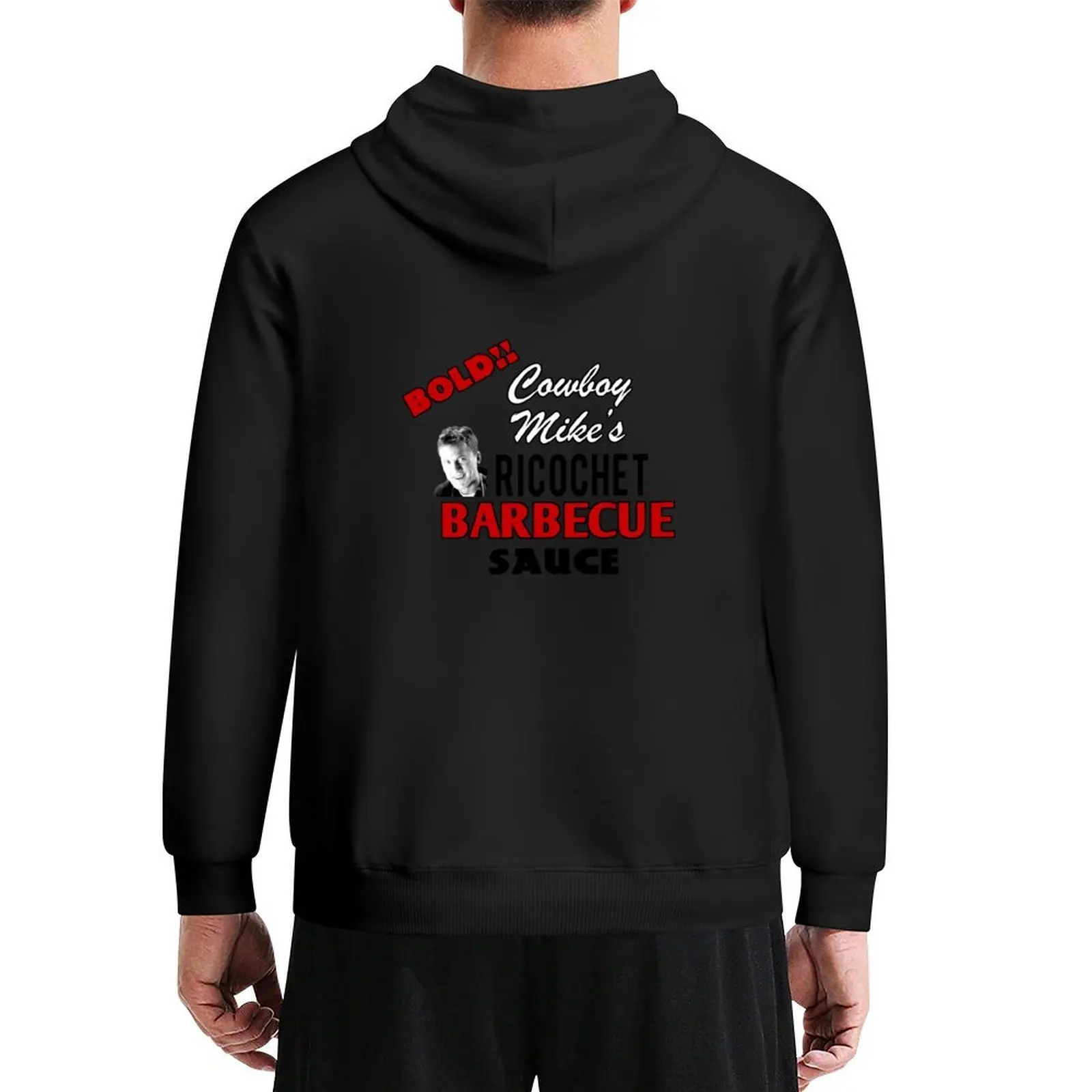 Cowboy Mike's Red-Hot RICOCHET BBQ Sauce Sudadera con capucha ropa para hombres ropa coreana otoño ropa con capucha para hombres