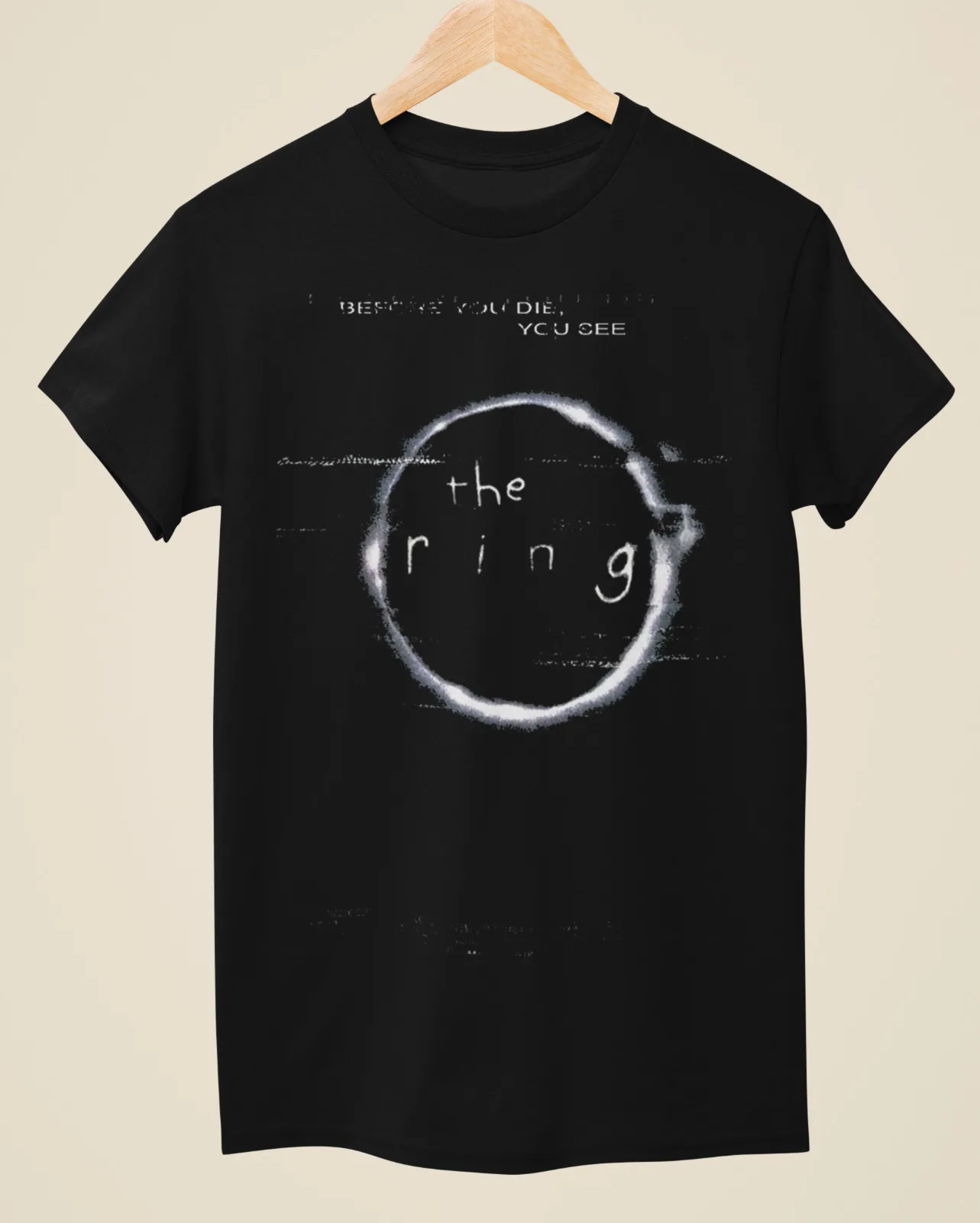 The Ring - Movie Poster Inspired Unisex Black T-Shirt