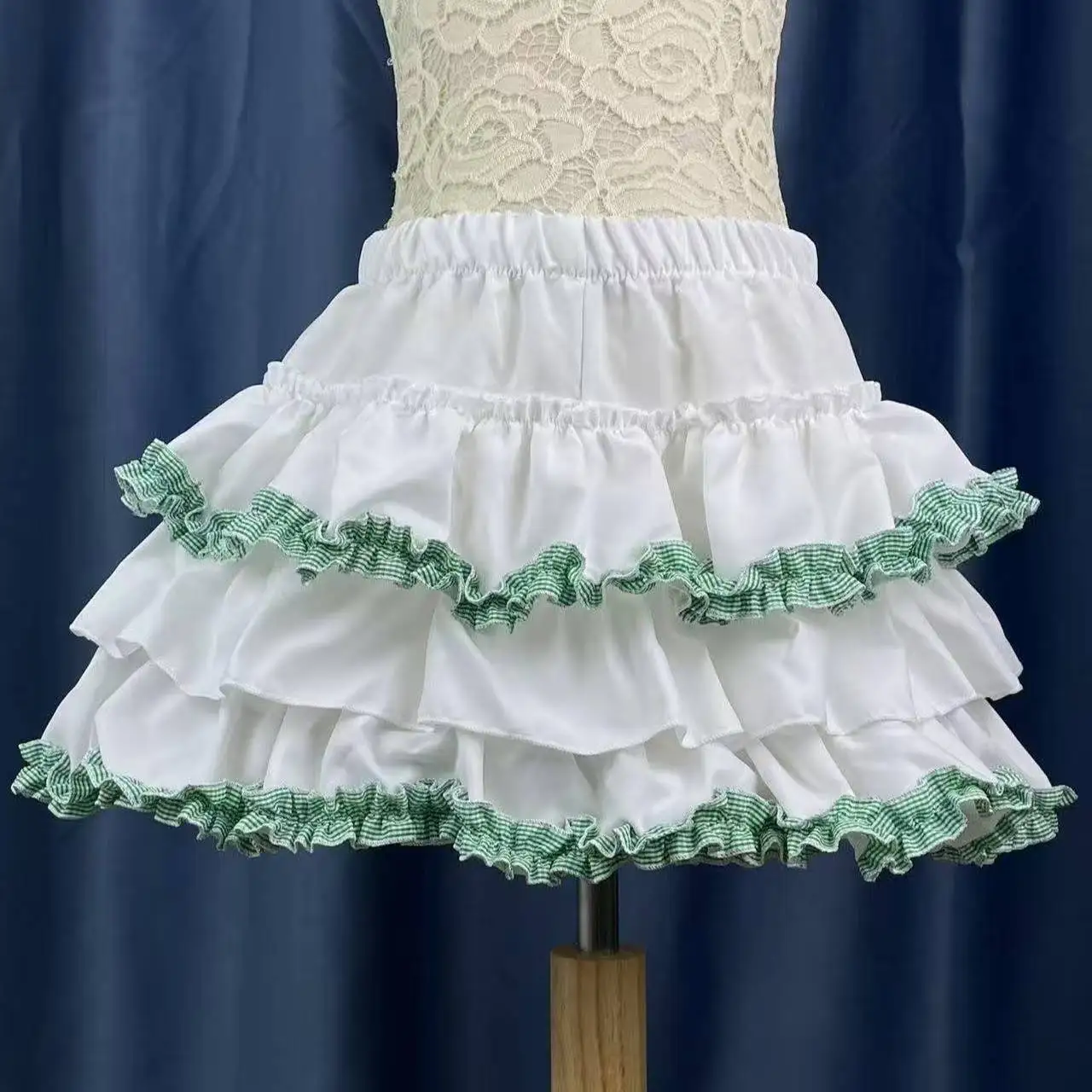 

Готическая эластичная талия Harajuku Y2k мини-юбка женская популярная цыпленок шикарная юбка с рюшами субкультура дизайн ретро юбка-торт Лолита