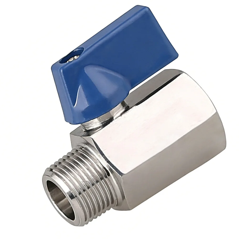 For Tight Spaces Compact Ball Valve 304 Stainless Valve 304 Stainless Steel Valve Rust Resistant Smooth Flow Control