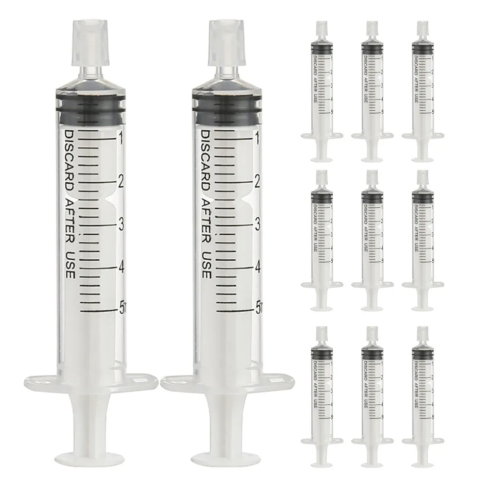 16Pcs Essential Oil Dispensing Syringe 5Ml Refillable Perfume Filler for Bottle Refilling Liquid Transfer Precision Dosing