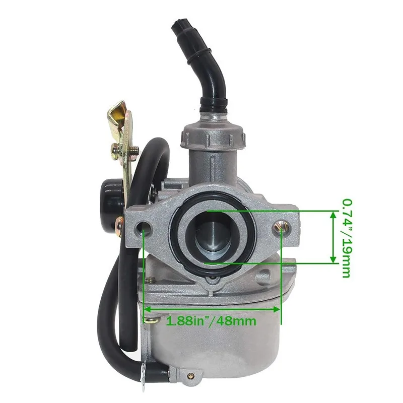 Carburetor PZ19 19mm Carb for 50cc 70cc 90cc 110cc 125cc ATV Quad 4 Wheeler Dirt Bike Motorbike Carburetors